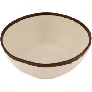GET Pottery Market Glazed 1 Qt. Cream Melamine Salad Bowl - 12/Pack GET Pottery Market Glazed 1 Qt. Cream Melamine Salad Bowl - 12/Pack