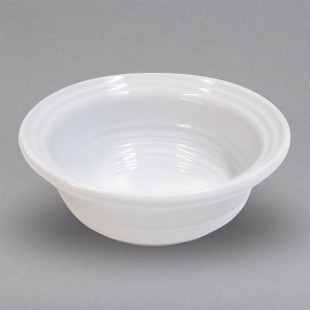 Elite Global Solutions DSB55-W 16 oz. White Swirl Round Melamine Bowl - 6/Case Elite Global Solutions DSB55-W 16 oz. White Swirl Round Melamine Bowl - 6/Case