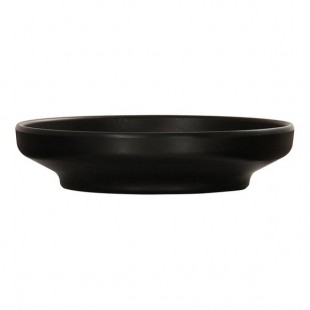 Cal-Mil Nova 42 oz. Black Round Coupe Melamine Bowl / Plate - 6/Case