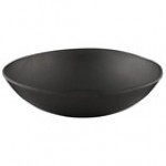 Elite Global Solutions ECO2418 Greenovations 24 oz. Black Round Melamine Bowl - 6/Natural bl - 6/Case Elite Global Solutions ECO2418 Greenovations 24 oz. Black Round Melamine Bowl - 6/Natural bl - 6/Case