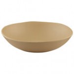 Elite Global Solutions ECO2418 Greenovations 24 oz. Black Round Melamine Bowl - 6/Natural bl - 6/Case Elite Global Solutions ECO2418 Greenovations 24 oz. Black Round Melamine Bowl - 6/Natural bl - 6/Case