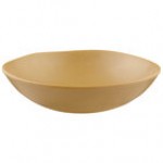 Elite Global Solutions ECO2418 Greenovations 24 oz. Black Round Melamine Bowl - 6/Natural bl - 6/Case Elite Global Solutions ECO2418 Greenovations 24 oz. Black Round Melamine Bowl - 6/Natural bl - 6/Case