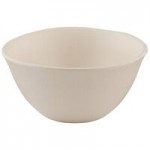 Elite Global Solutions ECO2418 Greenovations 24 oz. Black Round Melamine Bowl - 6/Natural bl - 6/Case Elite Global Solutions ECO2418 Greenovations 24 oz. Black Round Melamine Bowl - 6/Natural bl - 6/Case