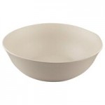 Elite Global Solutions ECO2418 Greenovations 24 oz. Black Round Melamine Bowl - 6/Natural bl - 6/Case Elite Global Solutions ECO2418 Greenovations 24 oz. Black Round Melamine Bowl - 6/Natural bl - 6/Case