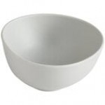 GET Enterprises B-1200-DG Riverstone 8 oz. Dark Gray Irregular Round Matte Melamine Bowl - 24/Case