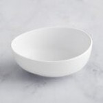 GET Enterprises B-1200-DG Riverstone 8 oz. Dark Gray Irregular Round Matte Melamine Bowl - 24/Case