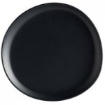 GET Enterprises B-1200-DG Riverstone 8 oz. Dark Gray Irregular Round Matte Melamine Bowl - 24/Case