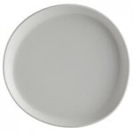 GET Enterprises B-1200-DG Riverstone 8 oz. Dark Gray Irregular Round Matte Melamine Bowl - 24/Case