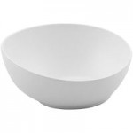 GET Enterprises B-1200-DG Riverstone 8 oz. Dark Gray Irregular Round Matte Melamine Bowl - 24/Case