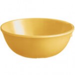 Acopa Foundations 11 oz. Yellow Melamine Nappie Bowl - 12/Case Acopa Foundations 11 oz. Yellow Melamine Nappie Bowl - 12/Case