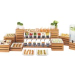Cal-Mil 3331-60 Bamboo Square Crate Riser - 9 Cal-Mil 3331-60 Bamboo Square Crate Riser - 9