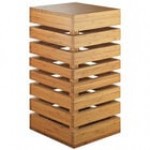 Cal-Mil 3331-60 Bamboo Square Crate Riser - 9 Cal-Mil 3331-60 Bamboo Square Crate Riser - 9