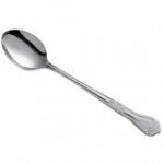 Vollrath 46944 4 oz. One-Piece Stainless Steel Embossed Ladle with Scroll Design