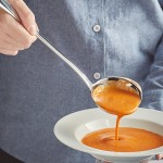 Acopa Swirl 2.5 oz. 18/8 Stainless Steel Ladle with Spout Acopa Swirl 2.5 oz. 18/8 Stainless Steel Ladle with Spout