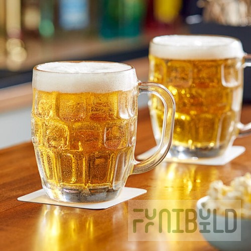 Libbey 5355 19.25 oz. Dimple Beer Mug - 24/Case