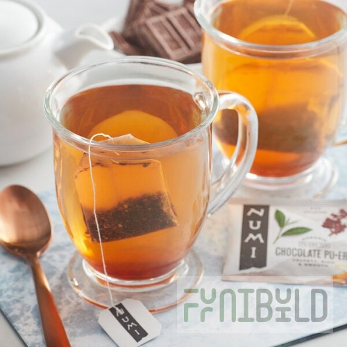 Numi Organic Chocolate Pu-Erh Tea Bags - 16/Box