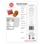 Red Plate Foods Individually Wrapped Vegan Oatmeal Raisin Cookie 1.76 oz. - 12/Case Red Plate Foods Individually Wrapped Vegan Oatmeal Raisin Cookie 1.76 oz. - 12/Case