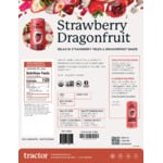 Tractor Beverage Co. Organic Strawberry Dragon Fruit Beverage 12 fl. oz. Can - 12/Case