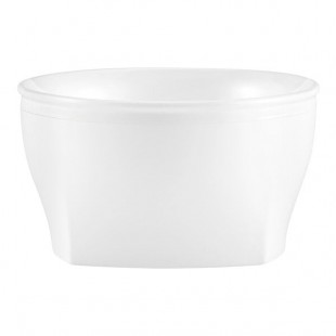 Cambro MDSHB9148 Harbor Collection White 9 oz. Insulated Plastic Bowl - 48/Case