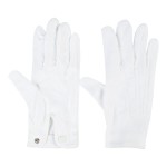 Henry Segal White Waiter's Gloves with Snap-Close Wrists - M Henry Segal White Waiter's Gloves with Snap-Close Wrists - M