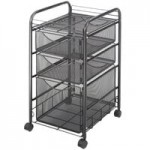 Safco 3275BL Black 3 Drawer Coffee Pod Organizer - 11 1/2 Safco 3275BL Black 3 Drawer Coffee Pod Organizer - 11 1/2