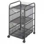 Safco 3275BL Black 3 Drawer Coffee Pod Organizer - 11 1/2 Safco 3275BL Black 3 Drawer Coffee Pod Organizer - 11 1/2