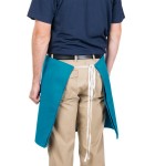 Intedge Teal Poly-Cotton 4-Way Waist Apron - 38