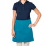 Intedge Teal Poly-Cotton 4-Way Waist Apron - 38