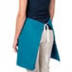 Intedge Teal Poly-Cotton 4-Way Waist Apron - 38