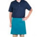 Intedge Teal Poly-Cotton 4-Way Waist Apron - 38
