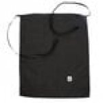 Chef Revival Black Poly-Cotton Customizable Bistro Bib Apron with 1 Pocket - 33 Chef Revival Black Poly-Cotton Customizable Bistro Bib Apron with 1 Pocket - 33