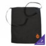 Chef Revival Black Poly-Cotton Customizable Bistro Bib Apron with 1 Pocket - 33 Chef Revival Black Poly-Cotton Customizable Bistro Bib Apron with 1 Pocket - 33