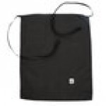 Chef Revival Black Poly-Cotton Customizable Bistro Bib Apron with 1 Pocket - 33 Chef Revival Black Poly-Cotton Customizable Bistro Bib Apron with 1 Pocket - 33