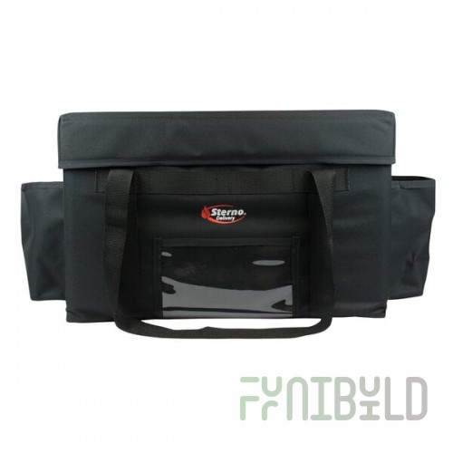 Sterno 70536 Delivery Deluxe Black 4XL Insulated Food Carrier, 32