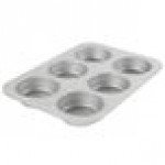 Chicago Metallic 44305 6 Cup 10.5 oz. Glazed Aluminized Steel Mini Cake / Jumbo Muffin Pan - 11 1/8 Chicago Metallic 44305 6 Cup 10.5 oz. Glazed Aluminized Steel Mini Cake / Jumbo Muffin Pan - 11 1/8