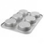 Chicago Metallic 44305 6 Cup 10.5 oz. Glazed Aluminized Steel Mini Cake / Jumbo Muffin Pan - 11 1/8 Chicago Metallic 44305 6 Cup 10.5 oz. Glazed Aluminized Steel Mini Cake / Jumbo Muffin Pan - 11 1/8
