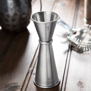 American Metalcraft JG5 1 oz. & 2 oz. Stainless Steel Japanese Style Jigger American Metalcraft JG5 1 oz. & 2 oz. Stainless Steel Japanese Style Jigger