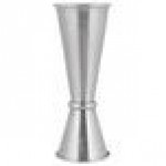 American Metalcraft JG5 1 oz. & 2 oz. Stainless Steel Japanese Style Jigger