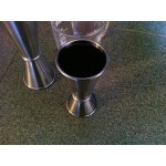 American Metalcraft JG5 1 oz. & 2 oz. Stainless Steel Japanese Style Jigger