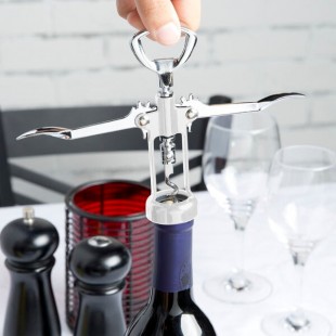 Franmara 2039-24 Tavern Customizable Wing Corkscrew with White Body