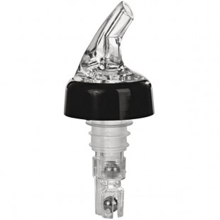 Franmara Posi-Pour 2000 1.25 oz. Clear Spout / Clear Tail Portion Control Pourer 8241 BU - 12/Pack