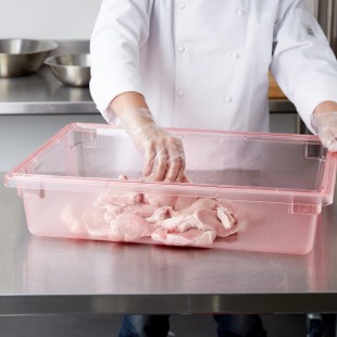 Carlisle 10621C05 StorPlus Red Food Storage Box - 26 Carlisle 10621C05 StorPlus Red Food Storage Box - 26