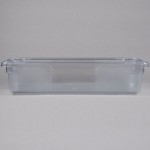 Rubbermaid® FG330800CLR Clear Polycarbonate Food Storage Box - 26