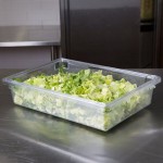 Rubbermaid® FG330800CLR Clear Polycarbonate Food Storage Box - 26