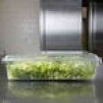 Rubbermaid® FG330800CLR Clear Polycarbonate Food Storage Box - 26