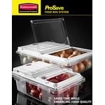 Rubbermaid® FG330800CLR Clear Polycarbonate Food Storage Box - 26