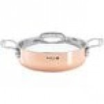 de Buyer Prima Matera 5.2 Qt. Induction Ready Copper Brazier with Cover 6241.28