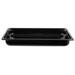 Vollrath 9002420 Super Pan® Full Size Black High Heat Plastic Food Pan - 2 1/2 Vollrath 9002420 Super Pan® Full Size Black High Heat Plastic Food Pan - 2 1/2