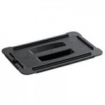 Vigor 1/4 Size Black Polycarbonate Food Pan - 4