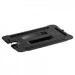 Vigor 1/4 Size Black Polycarbonate Food Pan - 4